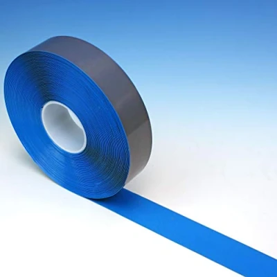 Image of FindTape PermaStripe Heavy Duty Floor Marking Tape: 2 in. (48mm Actual) x 90 ft. (Blue)