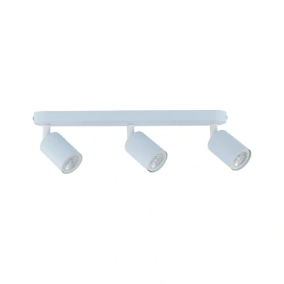 Image of TK Lighting Livia downlight, light blue, length 52 cm, steel, 3 bulb.