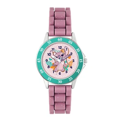 Image of Disney Lilo and Stitch Pink Angel Time Teacher Watch LAS9014