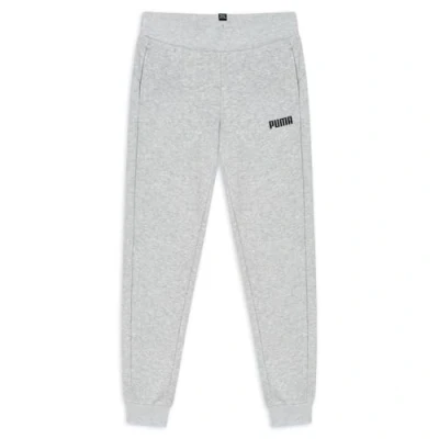 Image of Puma Childrens Unisex Kids Essentials Full Length Youth Sweatpants Jogging Bottoms Grey Size 1 2Y