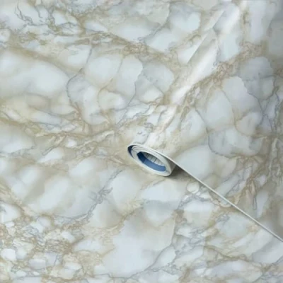 Image of Venilia Foil Marble, PVC, Marmor Weiss, 67,5 x 300 cm