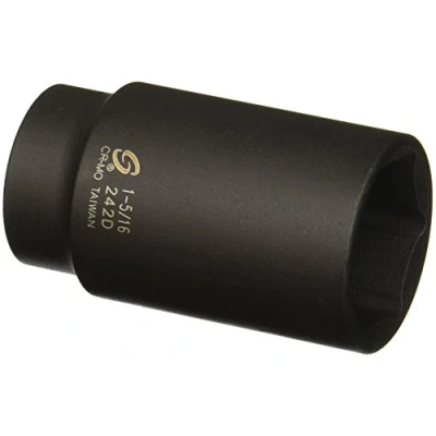 Image of SUNEX Tools 242D 1/2 Inch Drive 1 5/16 Deep Impact Socket