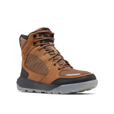 Image of Columbia Portlander BOOT Omniheat Infinity Hiking shoes, Men&#039;s, Size: 13, Dark brown/spice Leather and textile