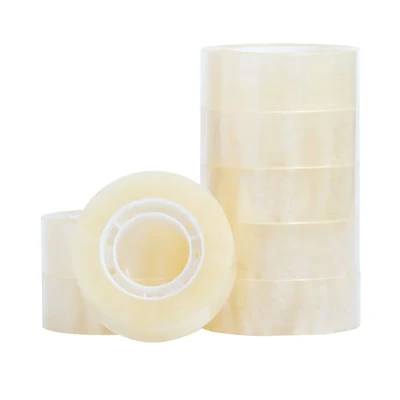 Image of Q Connect Easy Tear Polypropylene Tape 24mmx33m Clear (Pack of 6)