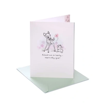 Image of UK Greetings Disney Classics Birthday Card for Her/Friend Bambi &amp; Thumper Design