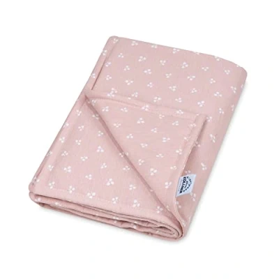 Image of Julius Zöllner Jersey Blanket Lined Cotton Size 70 x 100 cm Made in Germany Oeko Tex® Standard Leafy