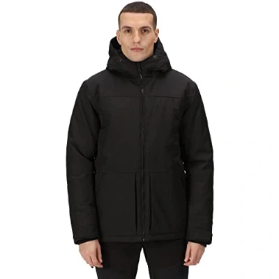 Image of Regatta Men&#039;s Volter Shield Iv Jackets Waterproof Insulated, Black, S UK