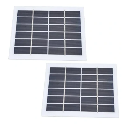 Image of YOKAM Monocrystallin Solar Plate, high Conversion Efficiency 6V Waterproof Panel 2 Pieces 2W for Home Lighting System