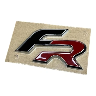 Image of Original Seat FR lettering rear tailgate Formula Racing tuning emblem.