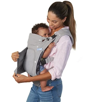 Image of Infantino in Season Ergonomic, 5 Layer Carrier with face and Out, Front Back Carry for Newborns Toddlers 8 40 lbs, Unisex