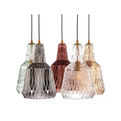 Image of Lindby pendant light Belarion, multicolour, 5 bulb, Ø 65 cm