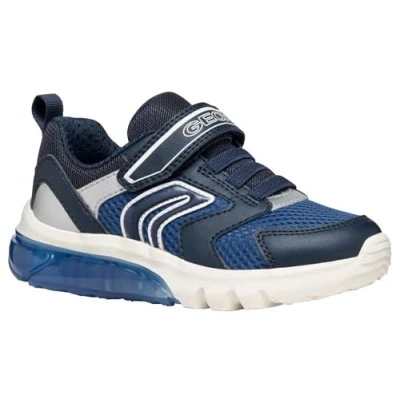 Image of Geox J CIBERDRON BOY C Sneaker, AVIO/Navy, 10 UK Child