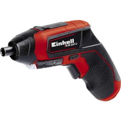 Image of Einhell TE SD 3.6/1 Li Electric Screwdriver 4.5Nm, Micro USB Charging, Soft Grip, Magnetic Bit Holder, LED Light 3.6V Cordless Set With 10 Pc