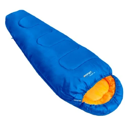 Image of Vango Saturn Kids&#039; Sleeping Bag, Size 170 x 70 cm [Amazon Exclusive] 3 Season Junior Bag for Indoor, Outdoor, Camping, Travel