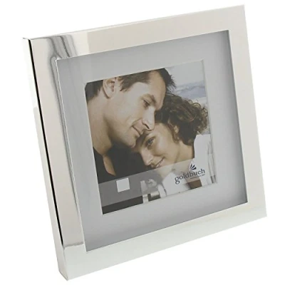 Image of goldbuch Format 10 x cm, Gallery, Portrait Stand and Mount, Silver, Decoration, Metal Binder Frame for 1 Photo