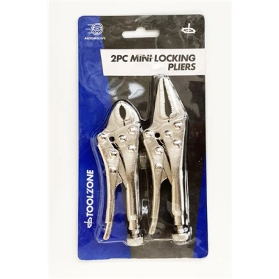 Image of Toolzone 2 Piece Mini Locking Pliers