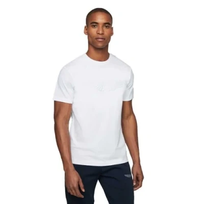 Image of Hackett Am Emboss Short Sleeve T shirt XS