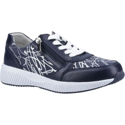 Image of Fleet &amp; Foster Bev MEMORY FOAM Shoes Womens Navy Size UK 7