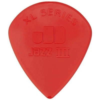 Image of Dunlop 47RXLN Jazz III XL Nylon Guitar Picks, 24 Pack