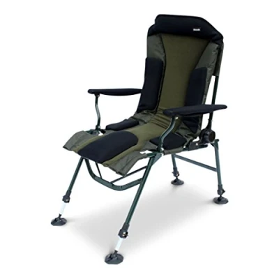 Image of ABODE Carp Fishing Camping Folding Easy Arm™ Long Leg Recliner Sport Chair