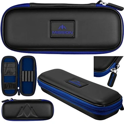 Image of Mission Darts W193 Freedom Premium Case with EVA Material, Black/Blue, Slim