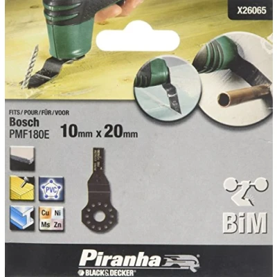Image of Piranha X26065 XJ 10 x 20mm HCS Plunge Cut Metal Sawblade