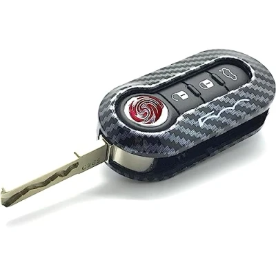 Image of NORDECCO Protective key case, glossy (Carbon Fiber 3D Print)