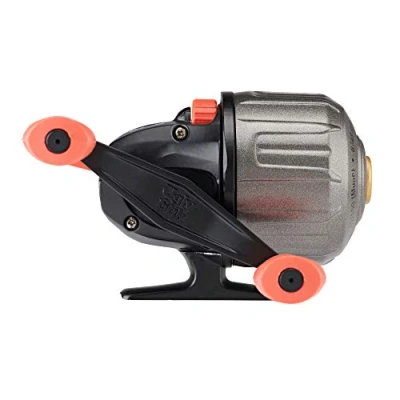 Image of Ugly Stik Tuff Spincast Reel, Size 10, 3 Stainless Steel Ball Bearing System, Teflon Twin Cam Drag, Max of 10.2lb, Black
