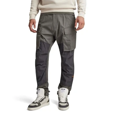 Image of G STAR RAW Men&#039;s 3D Regular Tapered Cargo Pants 2.0, grey (gs D24308 D384 1260), 32W / 30L