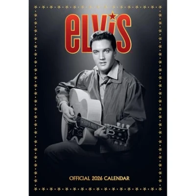Image of 2026 CALENDAR ELVIS MONTH TO VIEW A3 WALL OFFICIAL PRODUCT