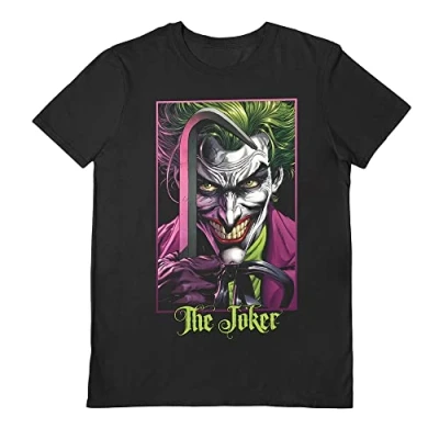 Image of Pyramid International Men&#039;s Joker T Shirt, Black, S UK