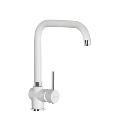 Image of Schock SXTIME01 Kitchen Mixer, White Absolute