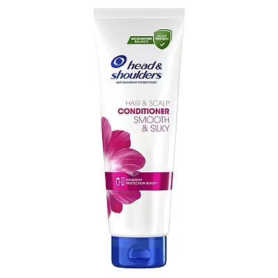 Image of Head &amp; Shoulders Smooth Silky Anti Dandruff Scalp Conditioner, 275ml