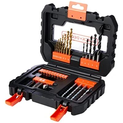 Image of BLACK+DECKER A7233 XJ 31 Piece Drill Set Black (1 Piece)