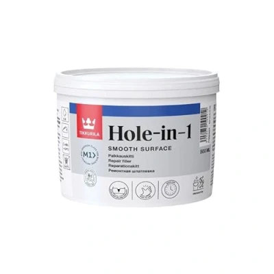 Image of TIKKURILA Hole In 1 Ultra Light Interior Filler For Holes, Cracks And Joints Non Shrinking 500Ml