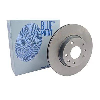Image of SDB000080, SDB101070 Brake disc BLUE PRINT ADJ134330 Front Axle 277mm 21mm 5 Hole 114mm internally vented Coated LAND ROVER: Freelander I Off Road