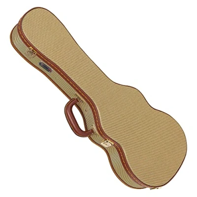 Image of Kinsman Tenor Deluxe Ukulele Wooden Case with Tweed Covering, KUX14