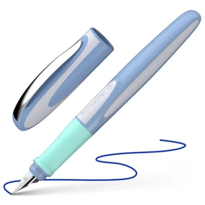 Image of Schneider 168212 Ray Fountain Pen (Right Handed with Standard Ink Cartridge) Fresh