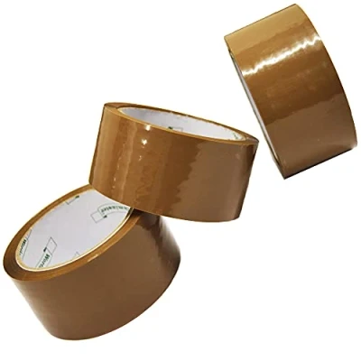 Image of 36 Rolls 48mm x 66m Brown Acrylic Packaging Tape for Sealing Parcels and Boxes