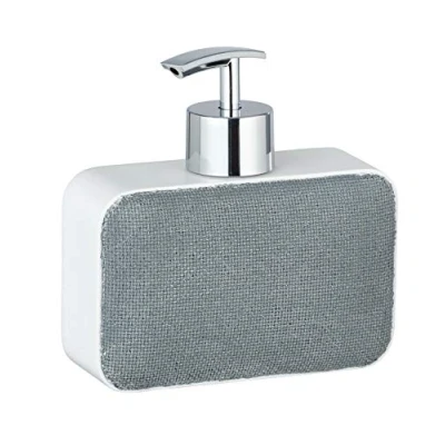 Image of Wenko Soap Dispenser, Grey, 12 x 12, 5 6, cm
