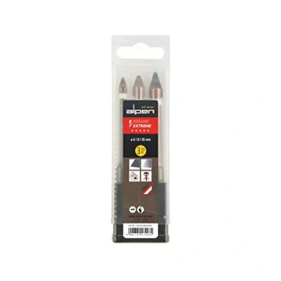 Image of Alpen 300003100 Conecut &quot;Keramo Extreme&quot; 6 8 10mm 3 Pcs., 0 V, Grey