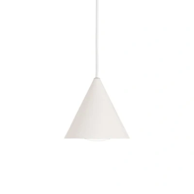 Image of A Line Indoor Dome Ceiling Pendant Lamp 1 Light White, GU10