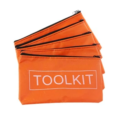 Image of Water Resistant Zipper Bag Storage Oxford Cloth Tool Portable Hand Bags For Small Items Tools