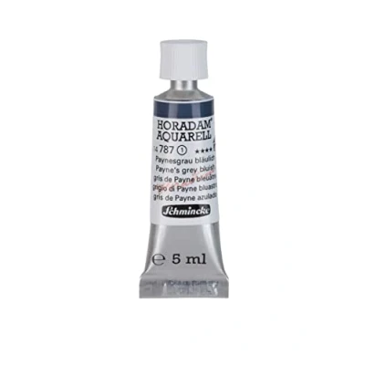Image of Schmincke HORADAM® AQUARELL finest artists&#039; watercolours, Paynes grey bluish 5 ml
