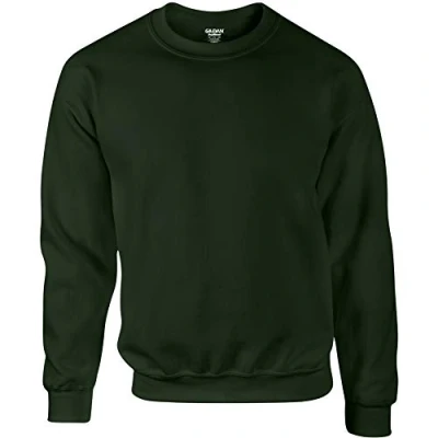 Image of GILDAN DryBlend Adult Set in Crew Neck Sweatshirt (13 Colours) (L) (Forest Green)