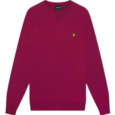 Image of Lyle &amp; Scott Sweatshirt, Men&#039;s, Size: Large, Rich burgundy