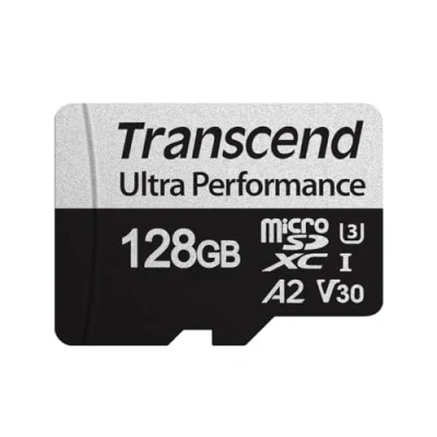 Image of Transcend 128Go microSD w/adapter UHS I