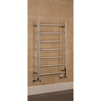 Image of Manissa Selby Stainless Steel Central Heating Towel Rail Bathroom Radiator (400mm x 800mm)