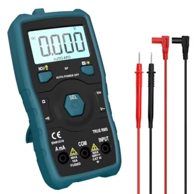 Image of HANMATEK Multimeter, Auto Ranging Digital Electrical Tester with NCV,True RMS 6000 Counts AC/DC Voltmeter Ammeter Ohmmeter, Resistance, Live Line Testers LCD Backlight