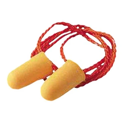 Image of 3M 1110 Disposable Earplugs, 37 dB, Corded (100 Pairs / Pack)